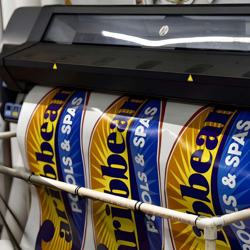 HP Latex printer close-up