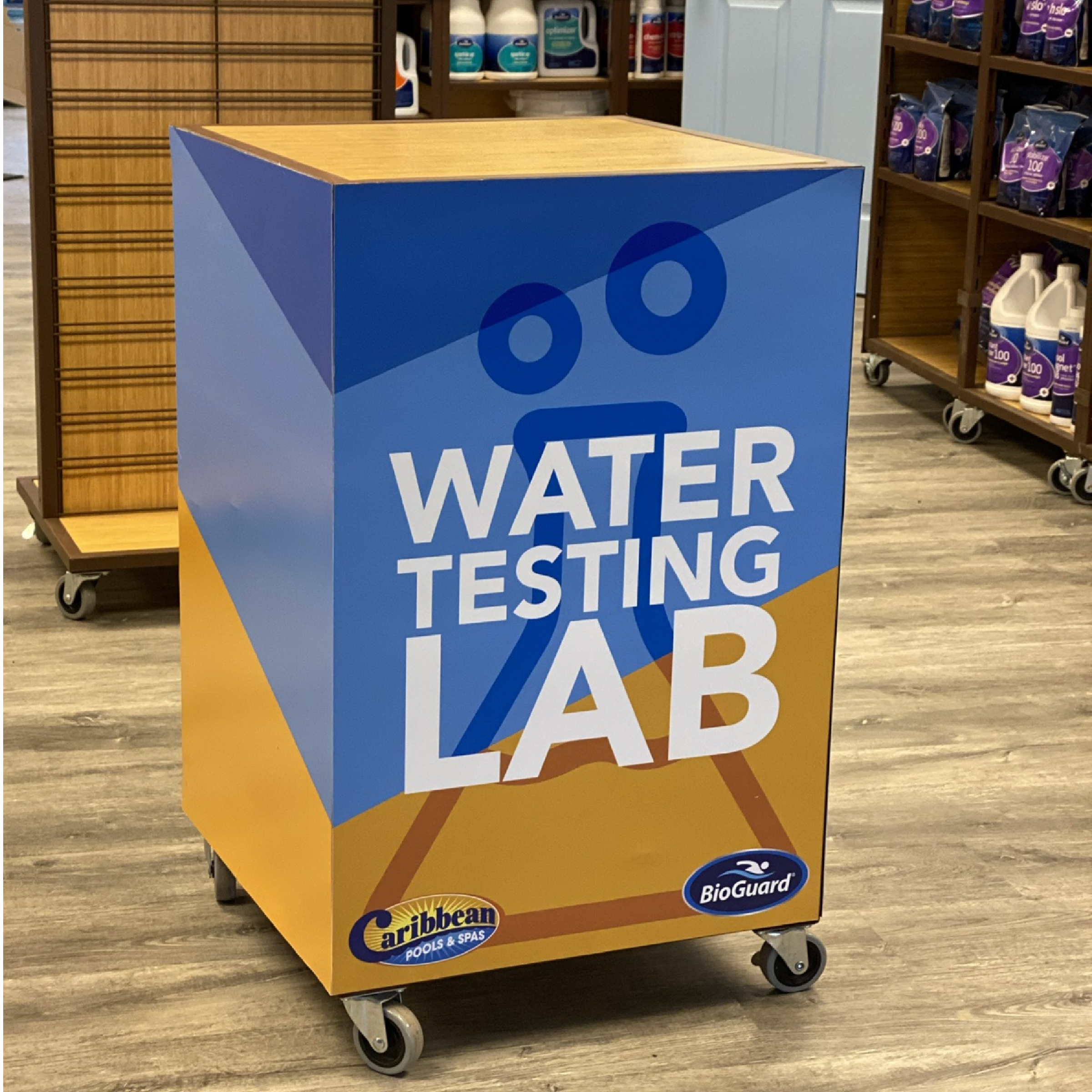 Waterlab branded installation